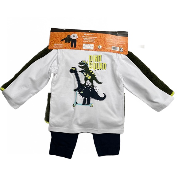 MEMBER'S Mark Boy's 3-Piece Long Sleeve Shirt, Hooded Jacket & Pant Set 3T (NWT) - Picture 2 of 4